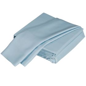 Luxurious Viscose from 100% Bamboo 4-Piece Sheet Set , Oeko-TEX Certified, Queen - Sky