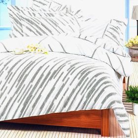Blancho Bedding - [Morning Dew] 100% Cotton 5PC Comforter Set (King Size)