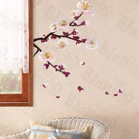 Plum Flourish - Wall Decals Stickers Appliques Home Decor