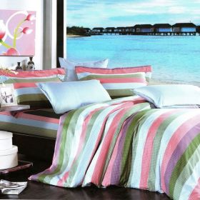 Blancho Bedding - [Shoreline] Luxury 5PC Comforter Set Combo 300GSM (Queen Size)