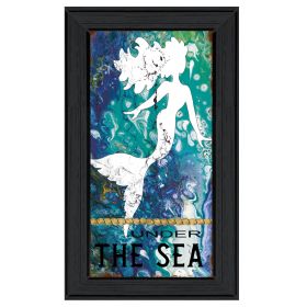 "Under the Sea" by Cindy Jacobs; Ready to Hang Framed Print; Black Frame