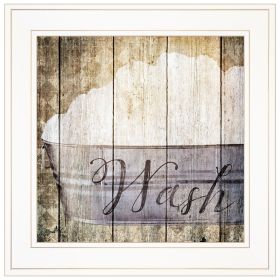 "Wash" by Misty Michelle; Ready to Hang Framed Print; White Frame
