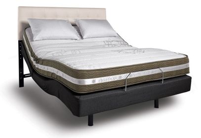 S86 InMotion Silver Power Queen Bed Frame,Base 60x80x6